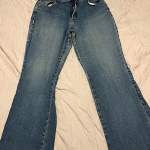 3/$30 Riders by Lee Blue Flare Wide Leg Jeans